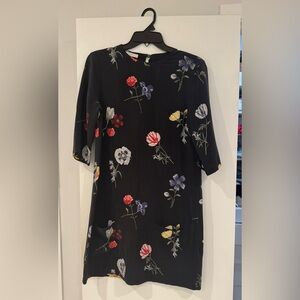 Floral Black flowy dress